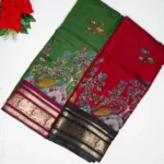 Pure Maheswari Silk Kalamkari Silk Sarees -MB582