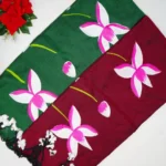 Khadhi Cotton Hand Bresh Paint Sarees-MB589