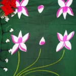 Khadhi Cotton Hand Bresh Paint Sarees-MB589 - Image 2