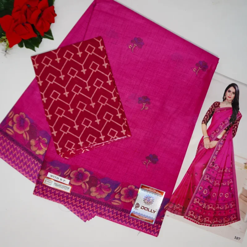 Regular Cotton Offer Sarees-MB594 - Image 4