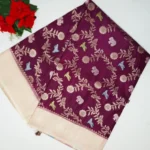 Kalamkari Raw Mango Sarees-MB605 - Image 4