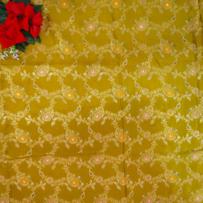 Raw Mango With Designer Sarees-MB531(607) - Image 3