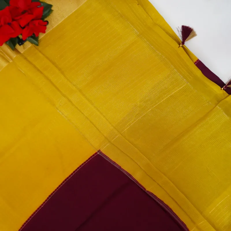 Raw Mango With Designer Sarees-MB531(607) - Image 2