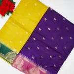 Pure Raw Mango Handloom Sarees-MB608