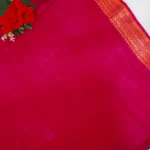 Pure Mysore Silk Crape Georgette Sarees-MB612 - Image 2