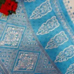 White Special Cotton Sarees-MB619 - Image 2