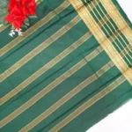 Pure Mysore Silk Crape Georgette Sarees-MB621 - Image 3