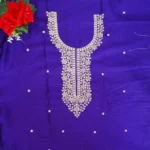 Soft Vichitra Silk Party Ware Dress Materials-DS009 - Image 2