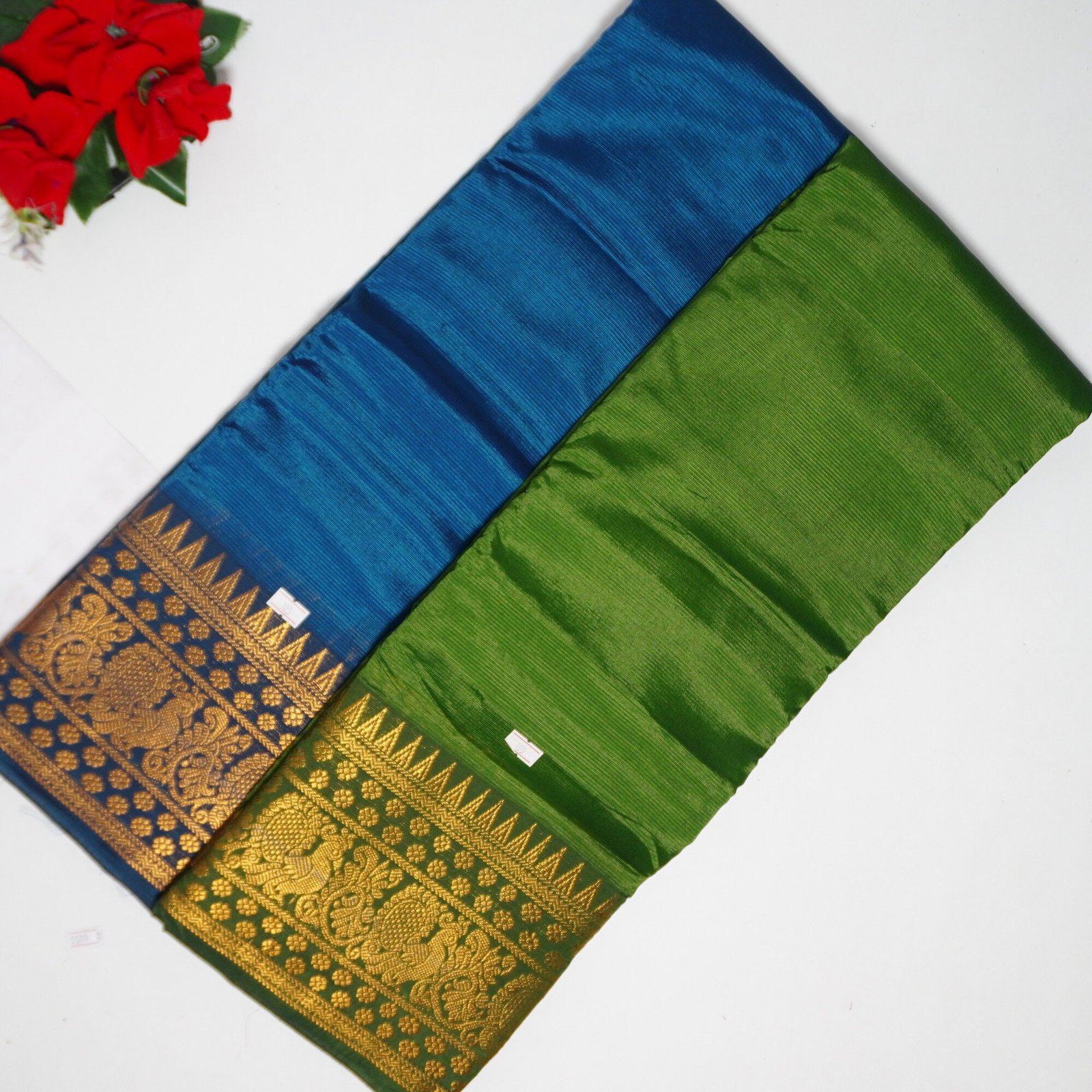 M012 (7) Pure Mangalagiti Pattu sarees -M012 - Image 1