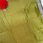 Vintage Mangalagiri Check Pattu Sarees -M014 - Image 3