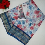 Multi Colour Crushed Sarees-MB634 - Image 4