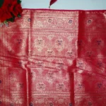 Benarus Meenakari Copper Weaving Sarees-MB642 - Image 2