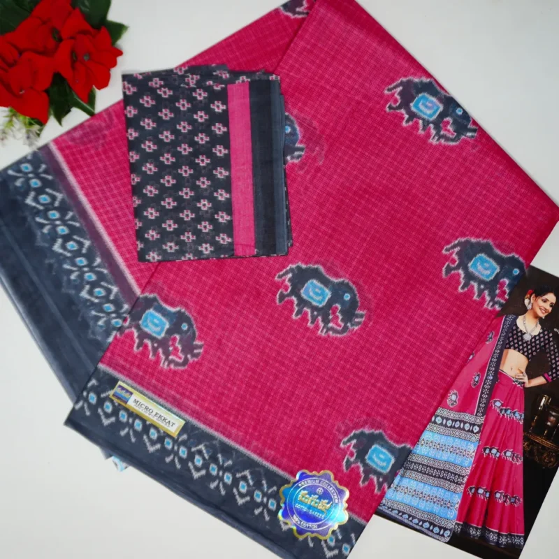 Maguva Regular Cotton Sarees-MB648 - Image 4