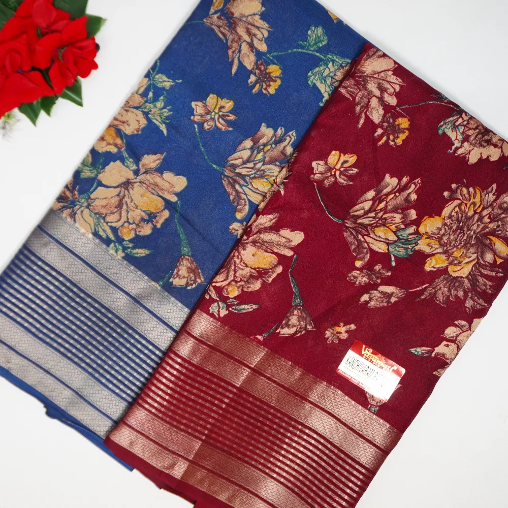 654 (7) Vasumathi Kanchi Pattu Sarees-MB654 - Image 1