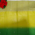 Space Silk Dual Colour Cut Work Sarees-MB655(656) - Image 3