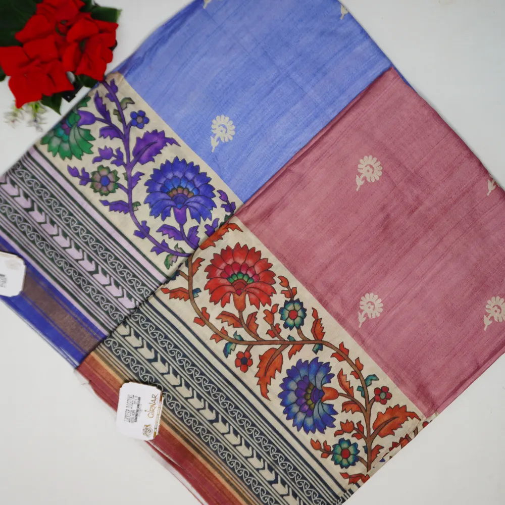 669 (7) Ginger Digital Silk Sarees-MB669 - Image 1