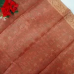 Pure Lenin Tissue Digital Sarees-MB675 - Image 2