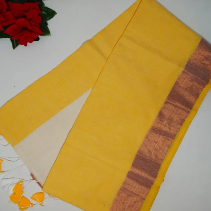 Pure Malai Cotton Sarees-MB679 - Image 4