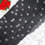 Black And White Special Cotton Sarees-MB693 - Image 2