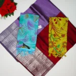 Pure Pattu Mangalagiri Dress Meterials-MB697