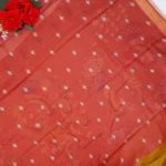 Kalamkari Nijam Border Gicha Silk Sarees-MB708 - Image 2