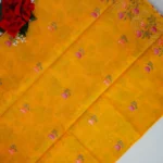Pure Digital Kota All Over Embroidery Sarees-MB716 - Image 2