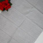 Mangalagiri 100 Count Border With Silver Blouse-MB717 - Image 2