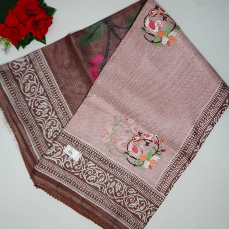 Kota Embroidery Sarees-MB300(729) - Image 4