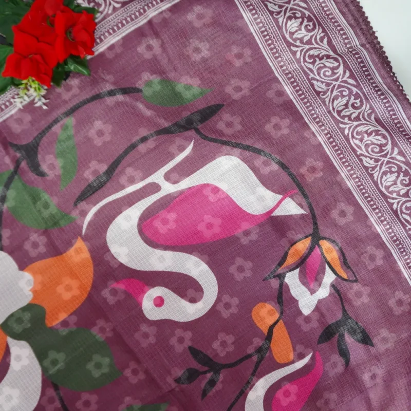 Kota Embroidery Sarees-MB300(729) - Image 2