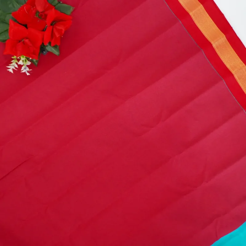 Gadwal Party Ware Cotton Sarees-MB732 - Image 2