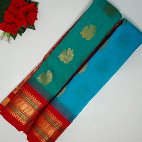 Gadwal Party Ware Cotton Sarees