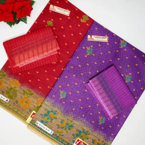 Kantha Print Cotton Sarees-MB739(100)