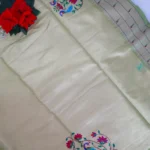 Pure Tusser Pythani Muniya Border Sarees-MB744 - Image 2