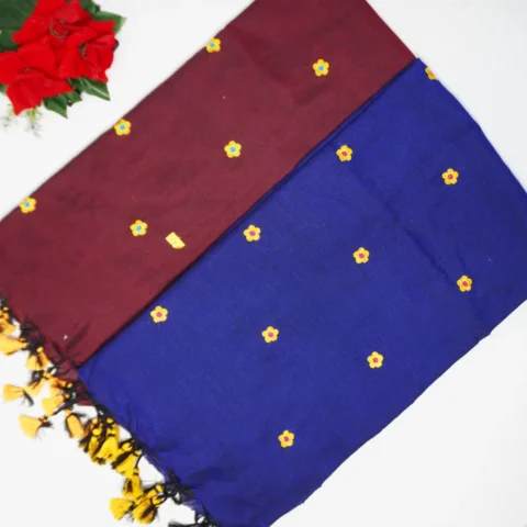 Khadhi Embroidery Work Sarees-MB761(740)