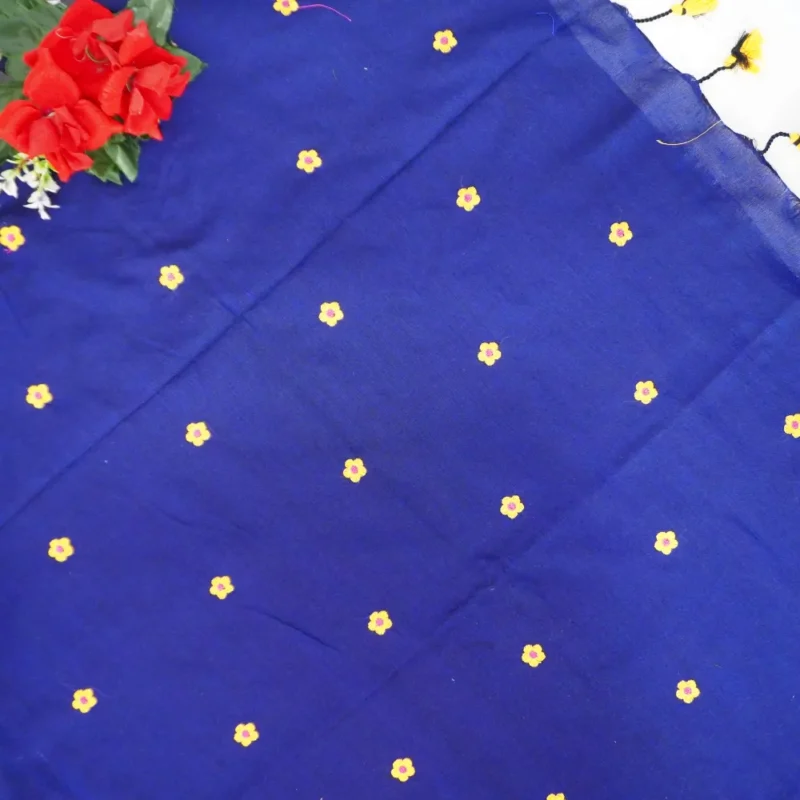 Khadhi Embroidery Work Sarees-MB761(740) - Image 3