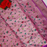 Pure Tusser Pythani Muniya Border Sarees-MB770 - Image 2