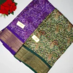 Kashmiri Print In Kalanjali Silk Sarees-MB775