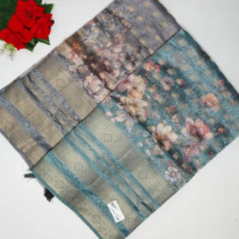Pure Tissue Digital Pattu Sarees-MB522(777)