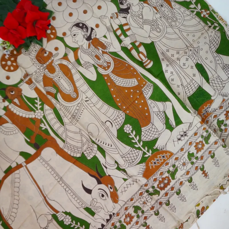 Pure Mangalagiri Silk Sarees-MB786 - Image 2