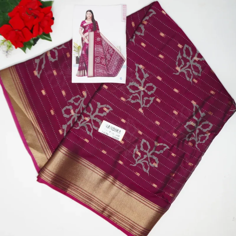 F4U Honey Silk Sarees-MB788 - Image 4