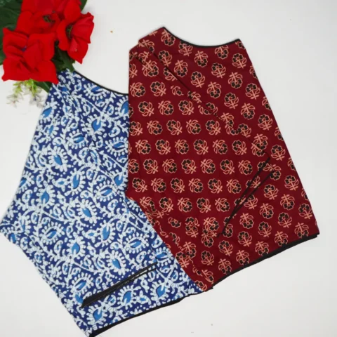 Pure Cotton Ajarak Blouses-B34