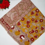 Pure Mangalagiri Kalamkari Cotton Sarees-MB508
