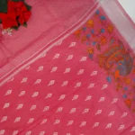 100 Count Mangalagiri Pattu Kalamkari Sarees-MB796 - Image 2