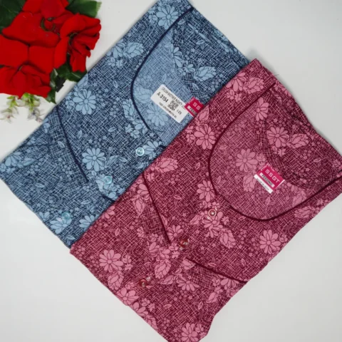 Regular Ware Cotton Nighties-MB778-{48(Chest)}(Feeding Nightes)