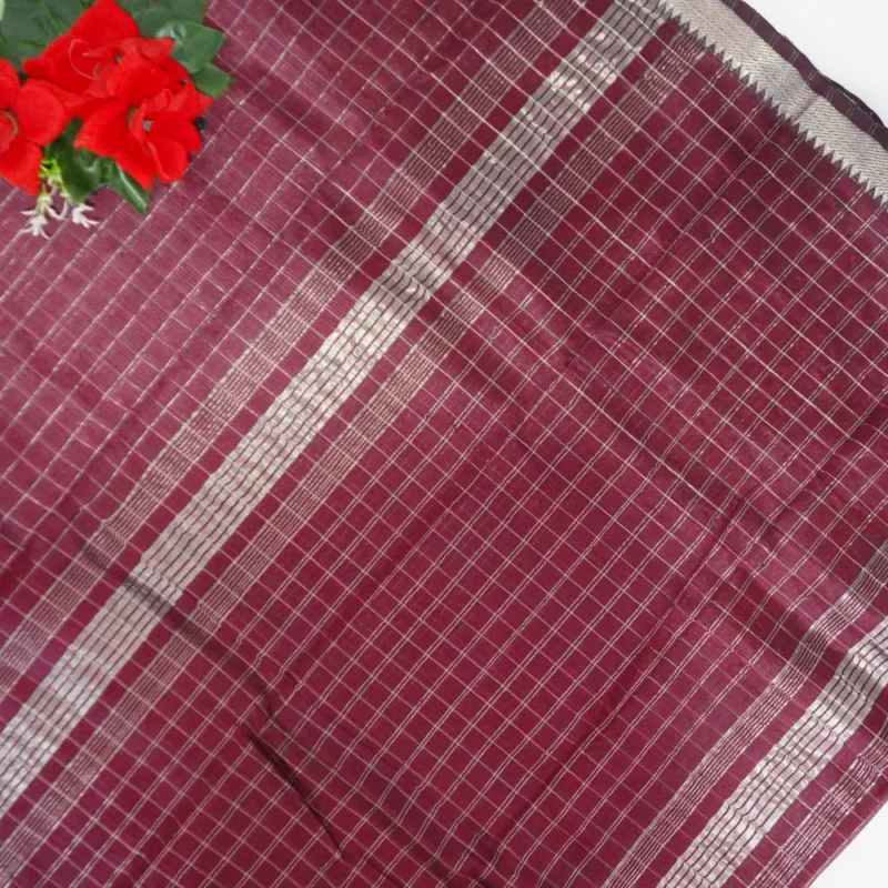50/50 Ghadi Mangalagiri Sarees-MB805(762) - Image 3