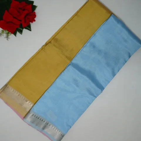 50 Count Border Mangalagiri Pattu Sarees-MB806(762)