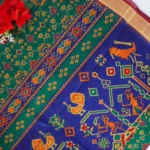 Pochampalli Zarry Border Cotton Sarees-MB824 - Image 2