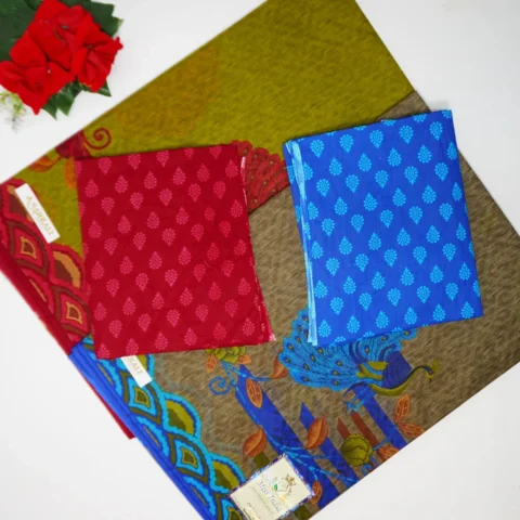 Anarkali Kalamkari Sarees
