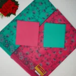 Pure Cotton With Gray Flower-MB838