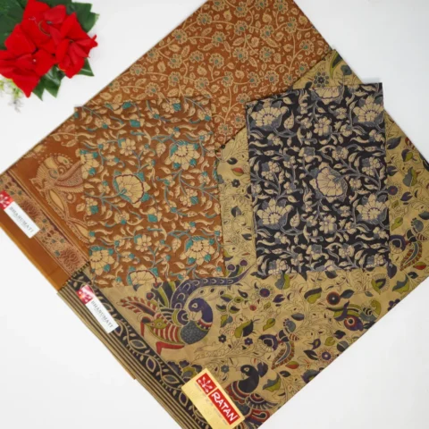 kalamkari Pure Cotton Sarees
